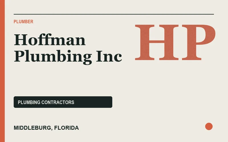 Hoffman Plumbing Inc in Middleburg, Florida