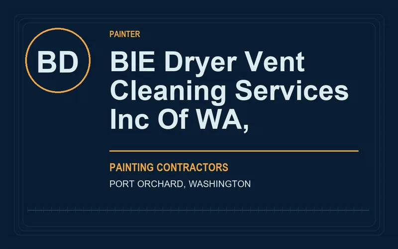 BIE Dryer Vent Cleaning Services Inc Of WA, in Port Orchard, Washington