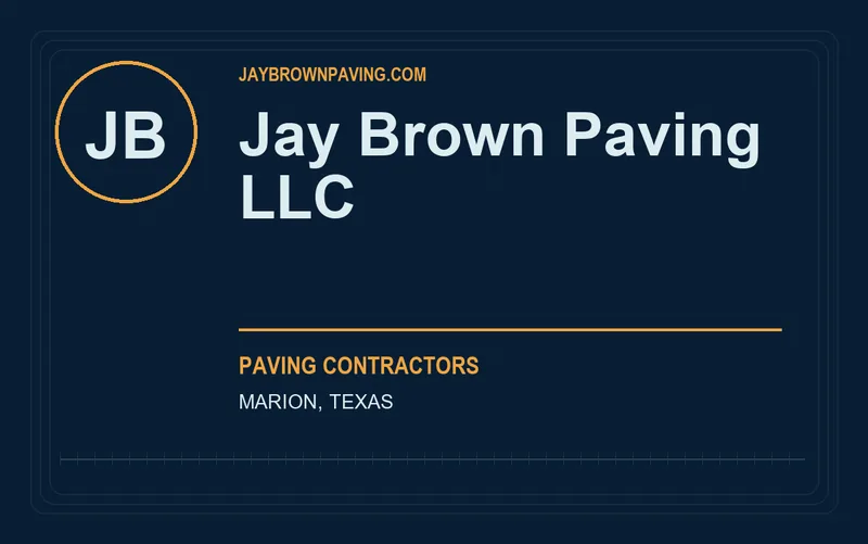Jay Brown Paving LLC in Marion, Texas