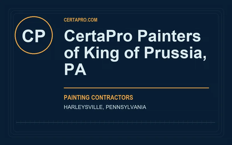 CertaPro Painters of King of Prussia, PA in Harleysville, Pennsylvania