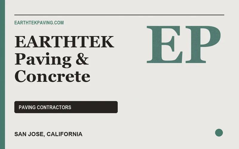 EARTHTEK Paving & Concrete in San Jose, California