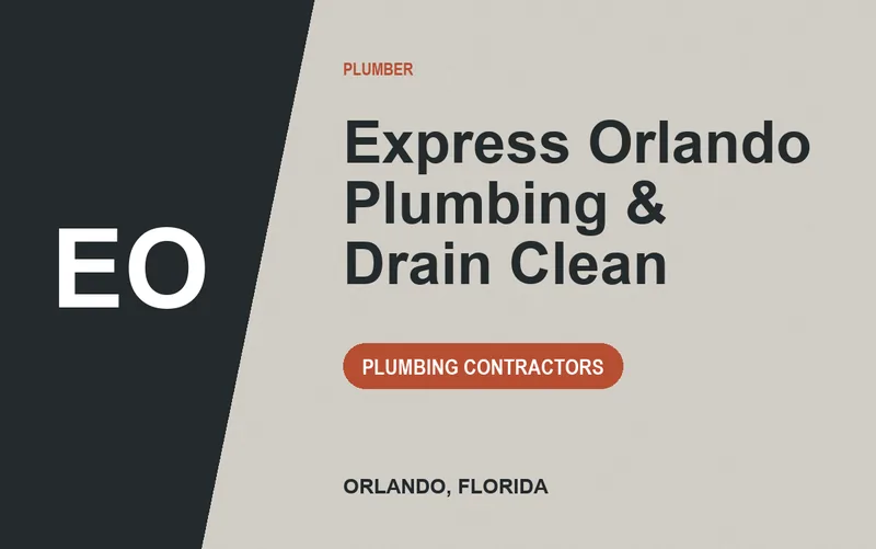 Express Orlando Plumbing & Drain Clean in Orlando, Florida