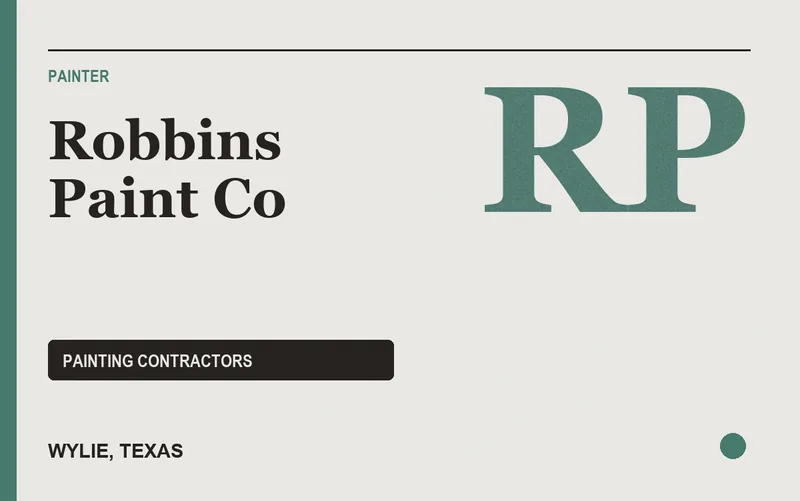 Robbins Paint Co in Wylie, Texas