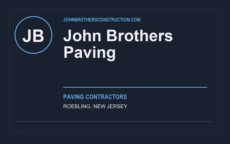 John Brothers Paving in Roebling, New Jersey