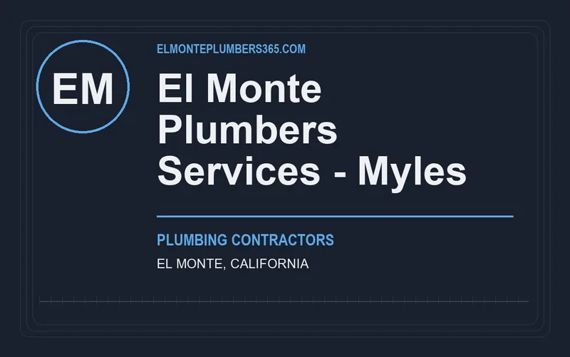 El Monte Plumbers Services - Myles in El Monte, California