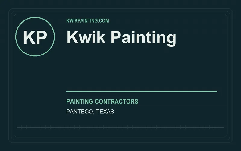 Kwik Painting in Pantego, Texas