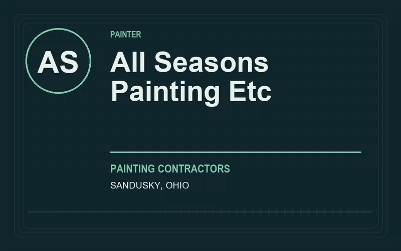 All Seasons Painting Etc in Sandusky, Ohio