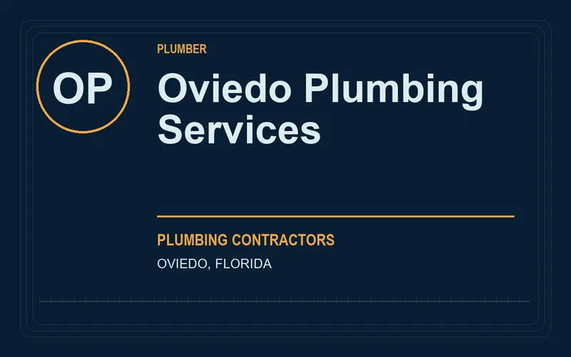 Oviedo Plumbing Services in Oviedo, Florida