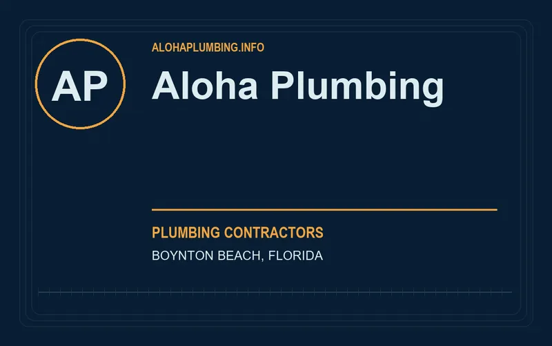 Aloha Plumbing in Boynton Beach, Florida