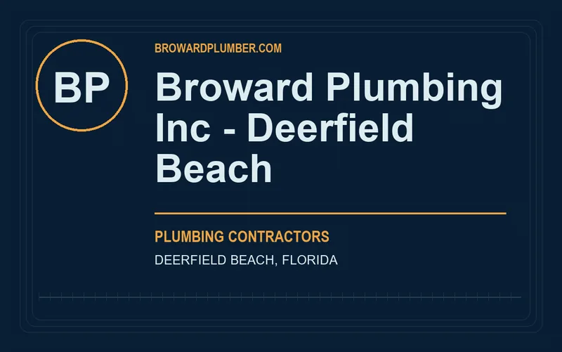 Broward Plumbing Inc - Deerfield Beach in Deerfield Beach, Florida