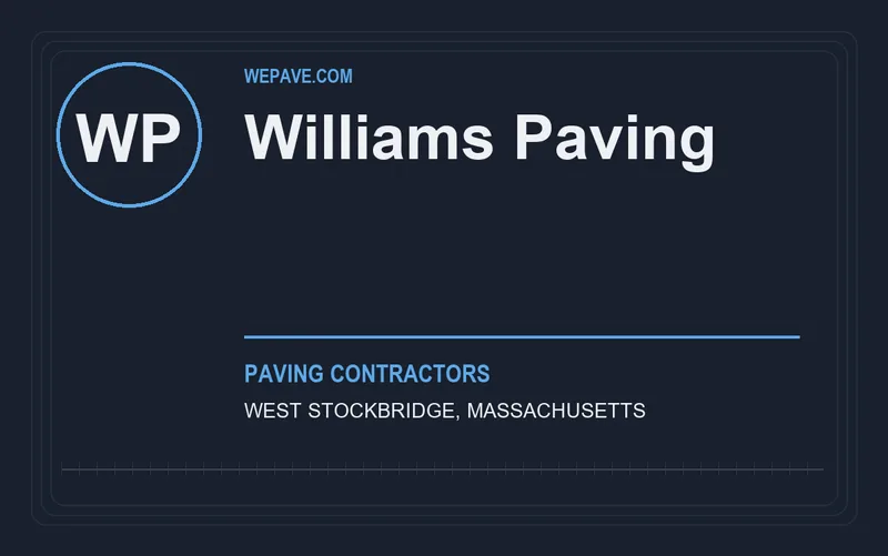 Williams Paving in West Stockbridge, Massachusetts