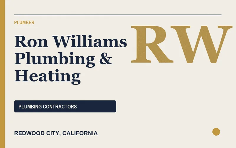 Ron Williams Plumbing & Heating in Redwood City, California