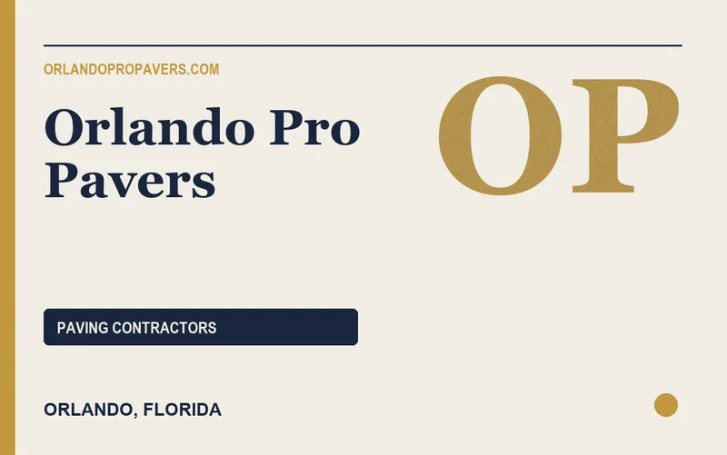 Orlando Pro Pavers in Orlando, Florida