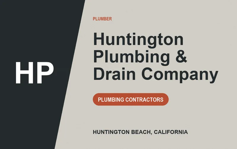 Huntington Plumbing & Drain Company in Huntington Beach, California