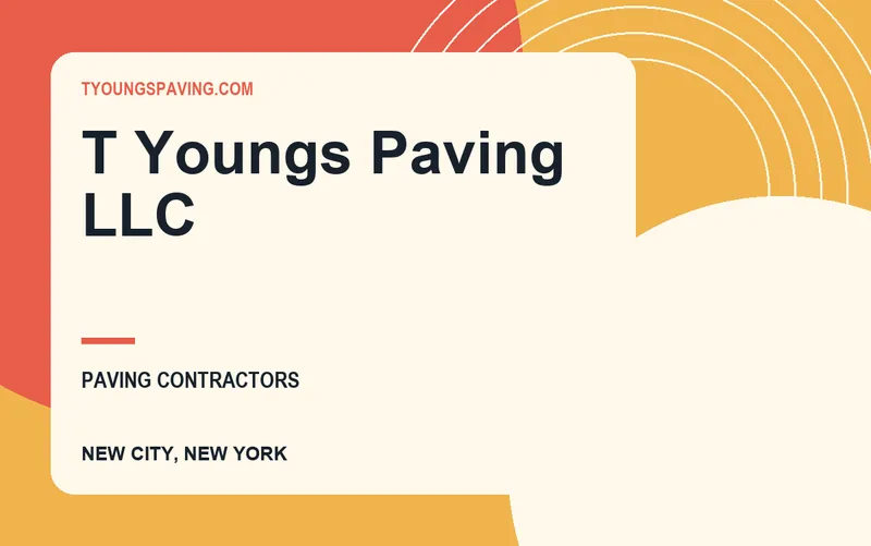 T Youngs Paving LLC in New City, New York