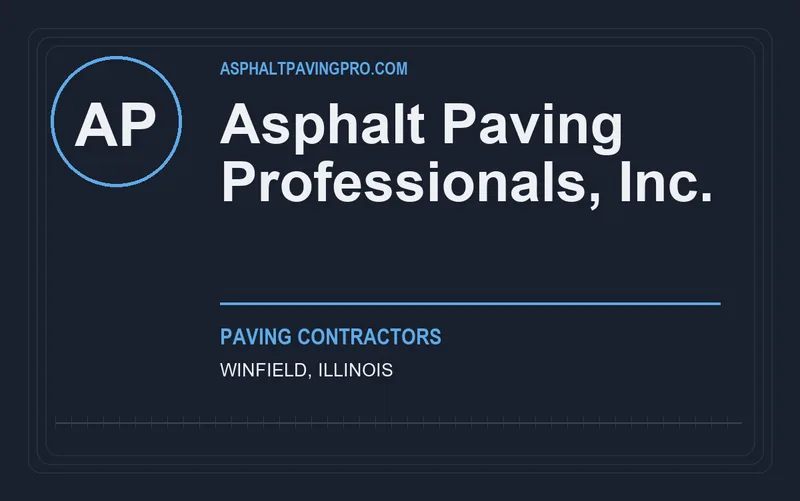 Asphalt Paving Professionals, Inc. in Winfield, Illinois