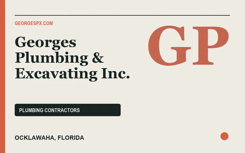 Georges Plumbing & Excavating Inc. in Ocklawaha, Florida