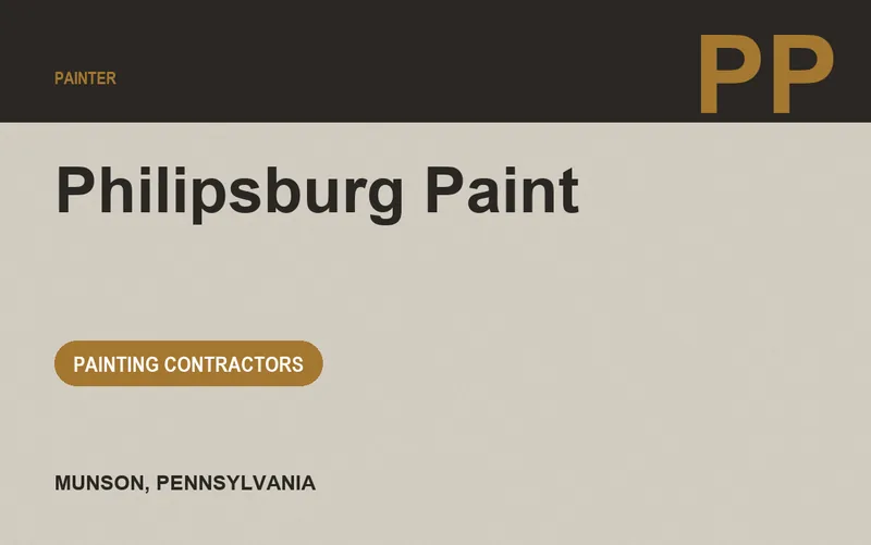Philipsburg Paint in Munson, Pennsylvania