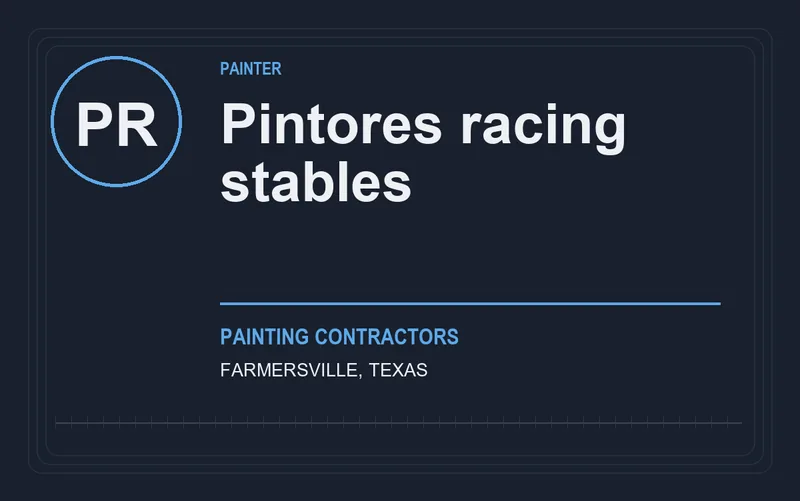 Pintores racing stables in Farmersville, Texas