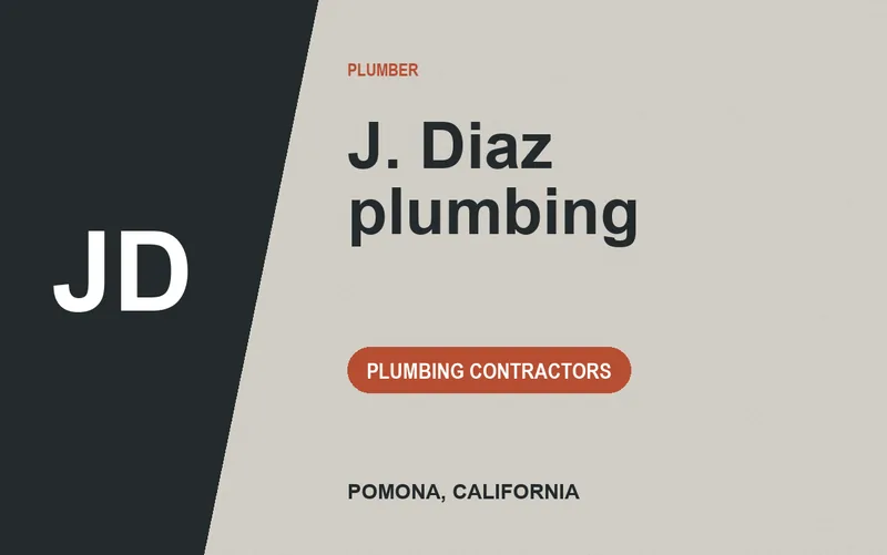 J. Diaz plumbing in Pomona, California