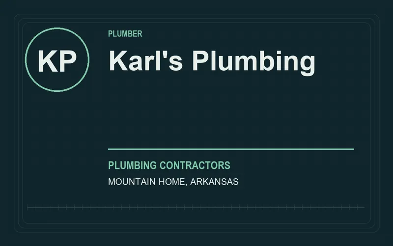 Karl's Plumbing in Mountain Home, Arkansas