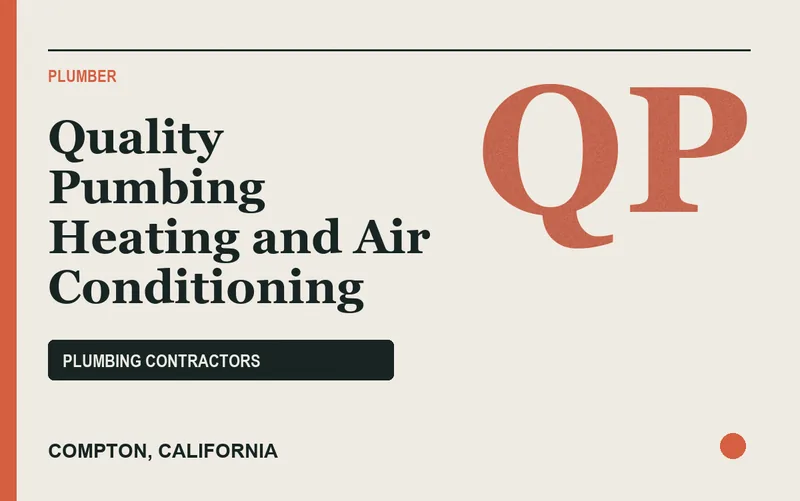 Quality Pumbing Heating and Air Conditioning in Compton, California