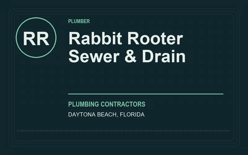 Rabbit Rooter Sewer & Drain in Daytona Beach, Florida