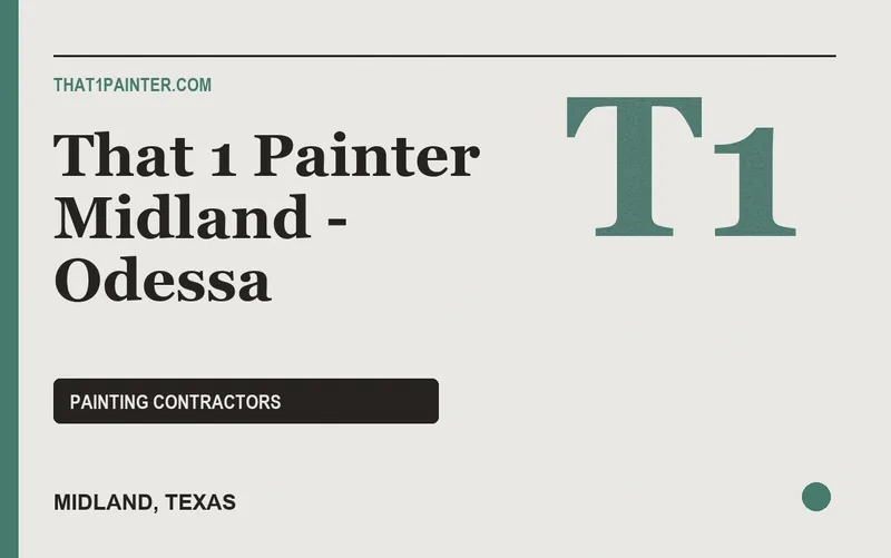 That 1 Painter Midland - Odessa in Midland, Texas