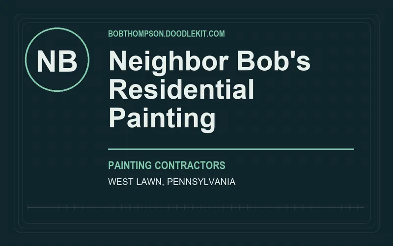 Neighbor Bob's Residential Painting in West Lawn, Pennsylvania