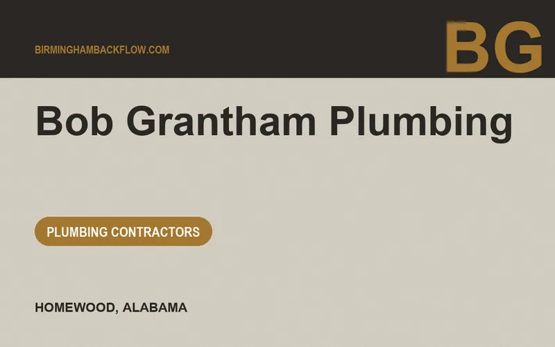 Bob Grantham Plumbing in Homewood, Alabama