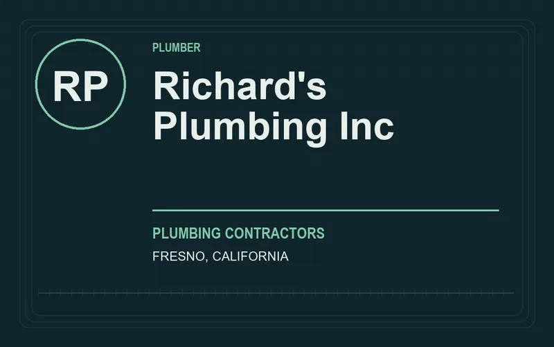 Richard's Plumbing Inc in Fresno, California