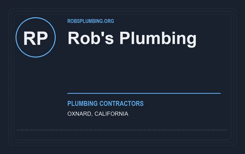 Rob's Plumbing in Oxnard, California