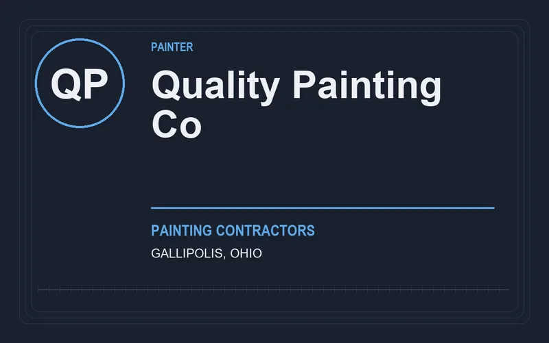 Quality Painting Co in Gallipolis, Ohio