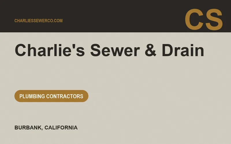 Charlie's Sewer & Drain in Burbank, California