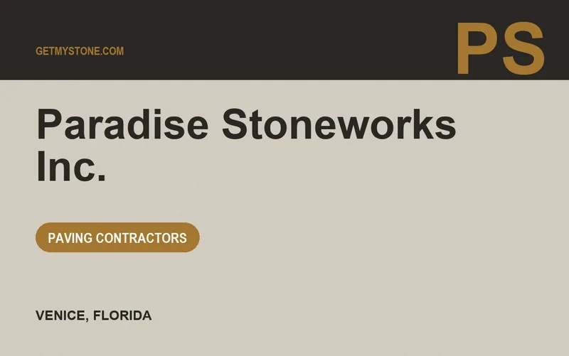 Paradise Stoneworks Inc. in Venice, Florida