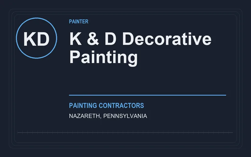 K & D Decorative Painting in Nazareth, Pennsylvania