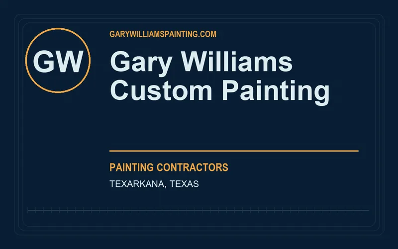 Gary Williams Custom Painting in Texarkana, Texas