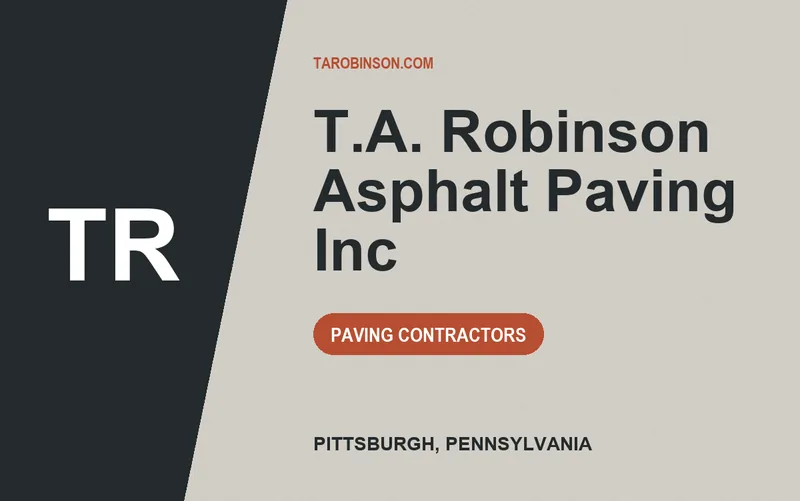 T.A. Robinson Asphalt Paving Inc in Pittsburgh, Pennsylvania