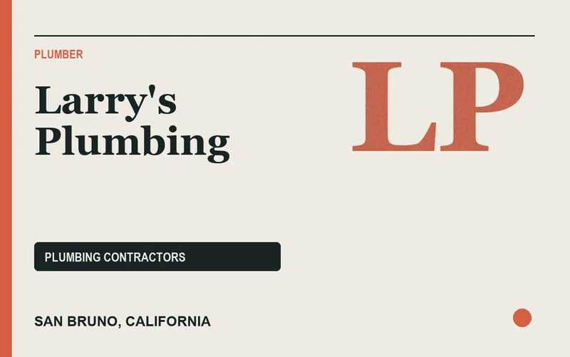Larry's Plumbing in San Bruno, California