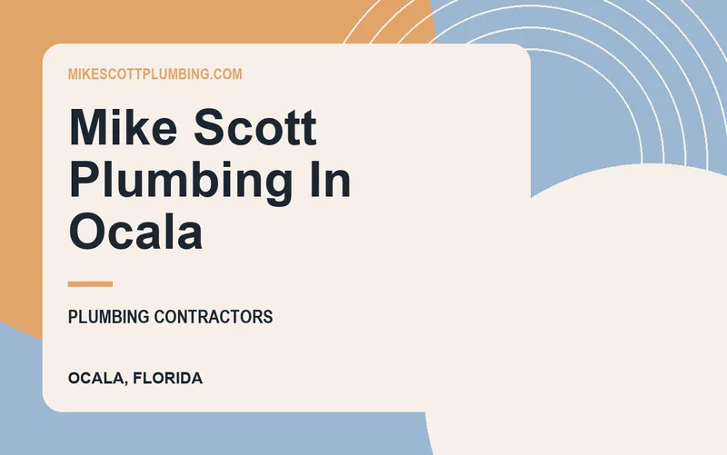 Mike Scott Plumbing In Ocala in Ocala, Florida