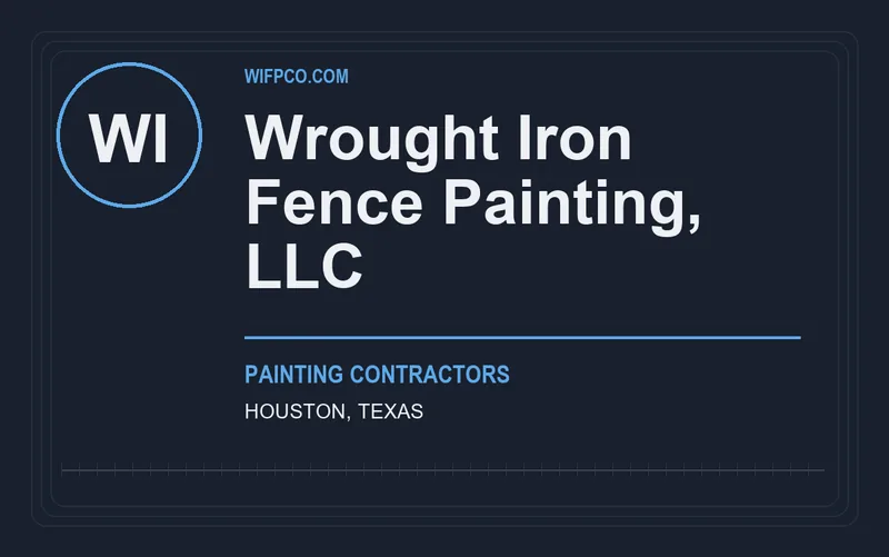 Wrought Iron Fence Painting, LLC in Houston, Texas