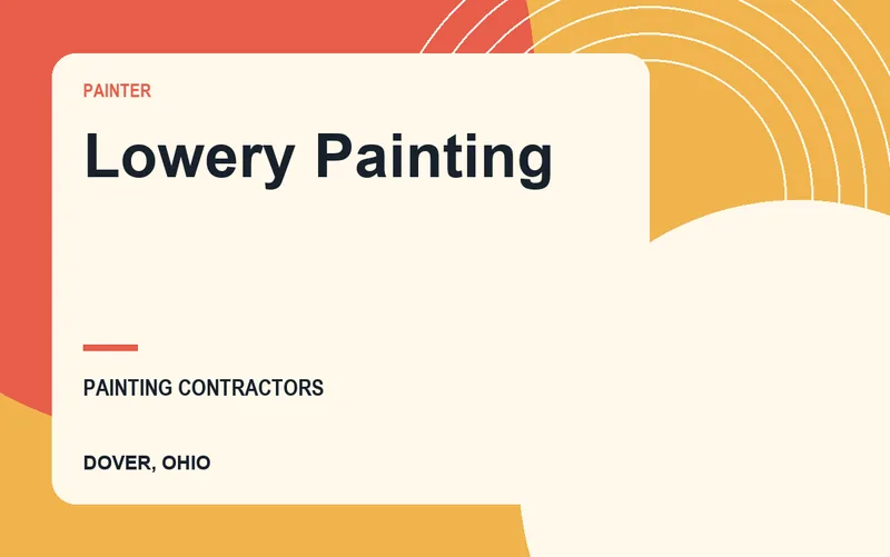 Lowery Painting in Dover, Ohio