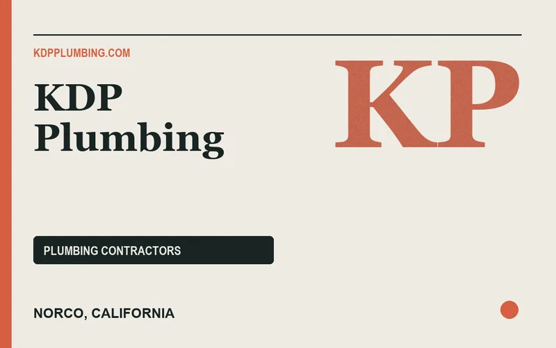 KDP Plumbing in Norco, California