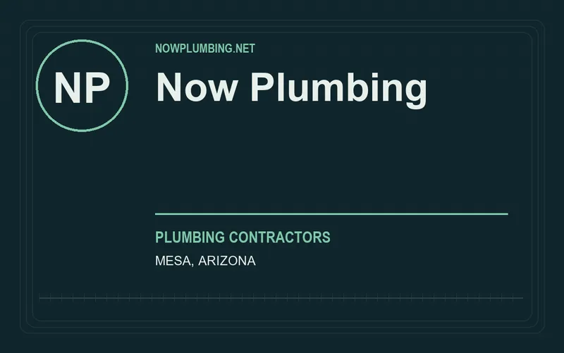 Now Plumbing in Mesa, Arizona
