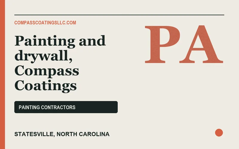 Painting and drywall, Compass Coatings in Statesville, North Carolina