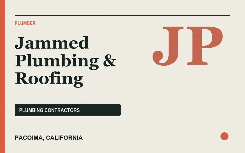 Jammed Plumbing & Roofing in Pacoima, California