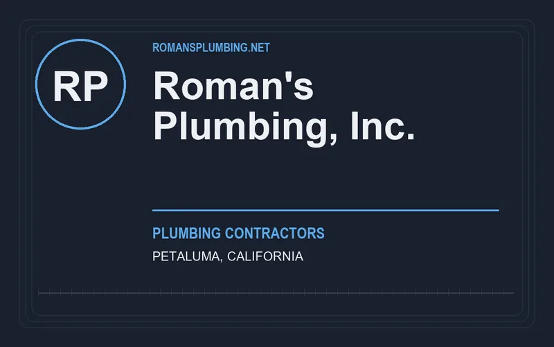 Roman's Plumbing, Inc. in Petaluma, California