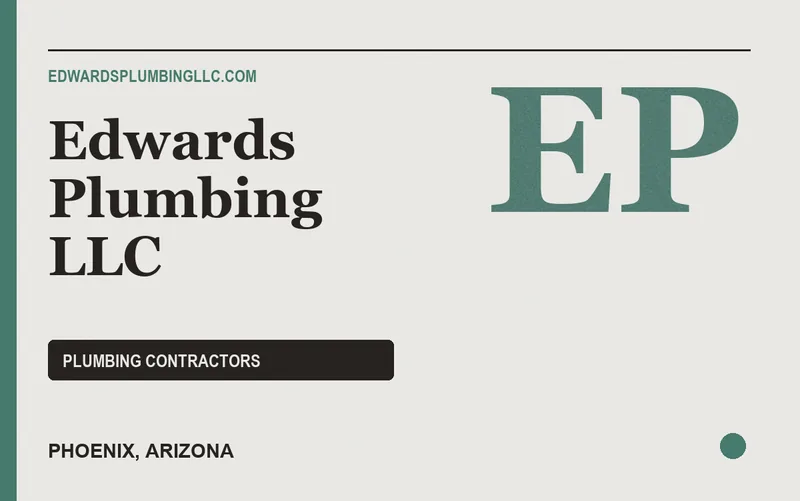 Edwards Plumbing LLC in Phoenix, Arizona