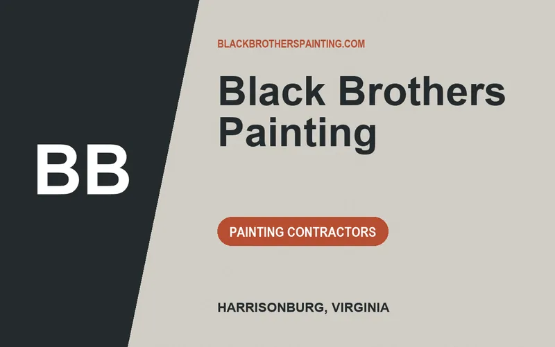 Black Brothers Painting in Harrisonburg, Virginia