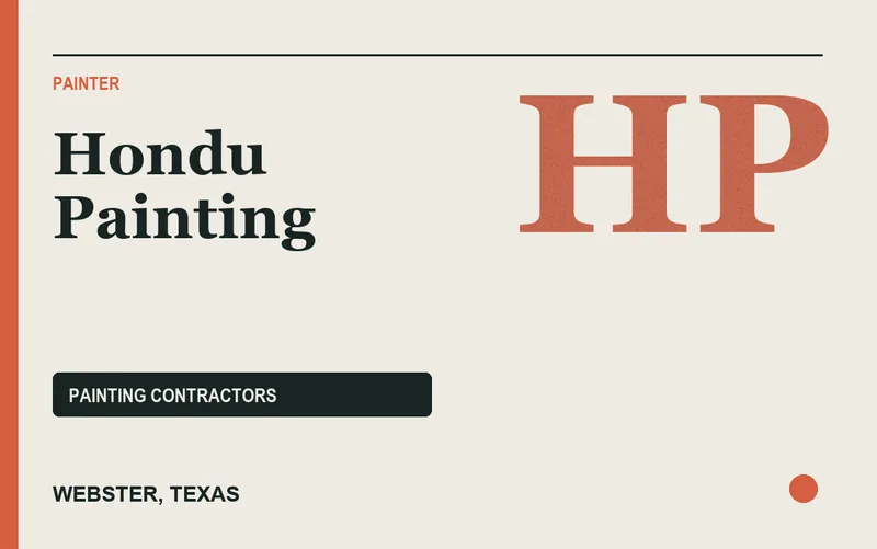 Hondu Painting in Webster, Texas